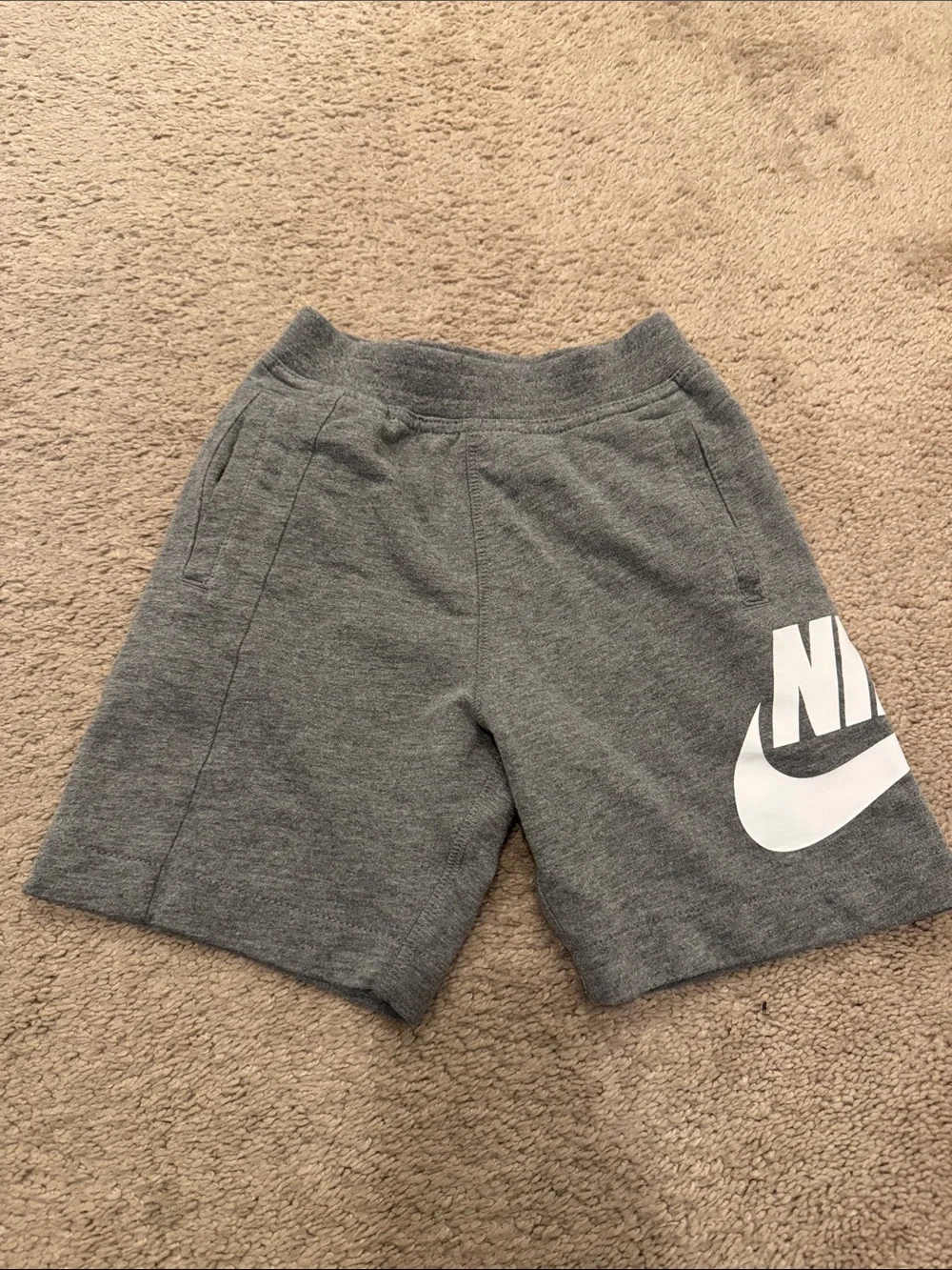 Nike Kids Short Sleeve Pajama Sets - Black, Gray & Red Accents